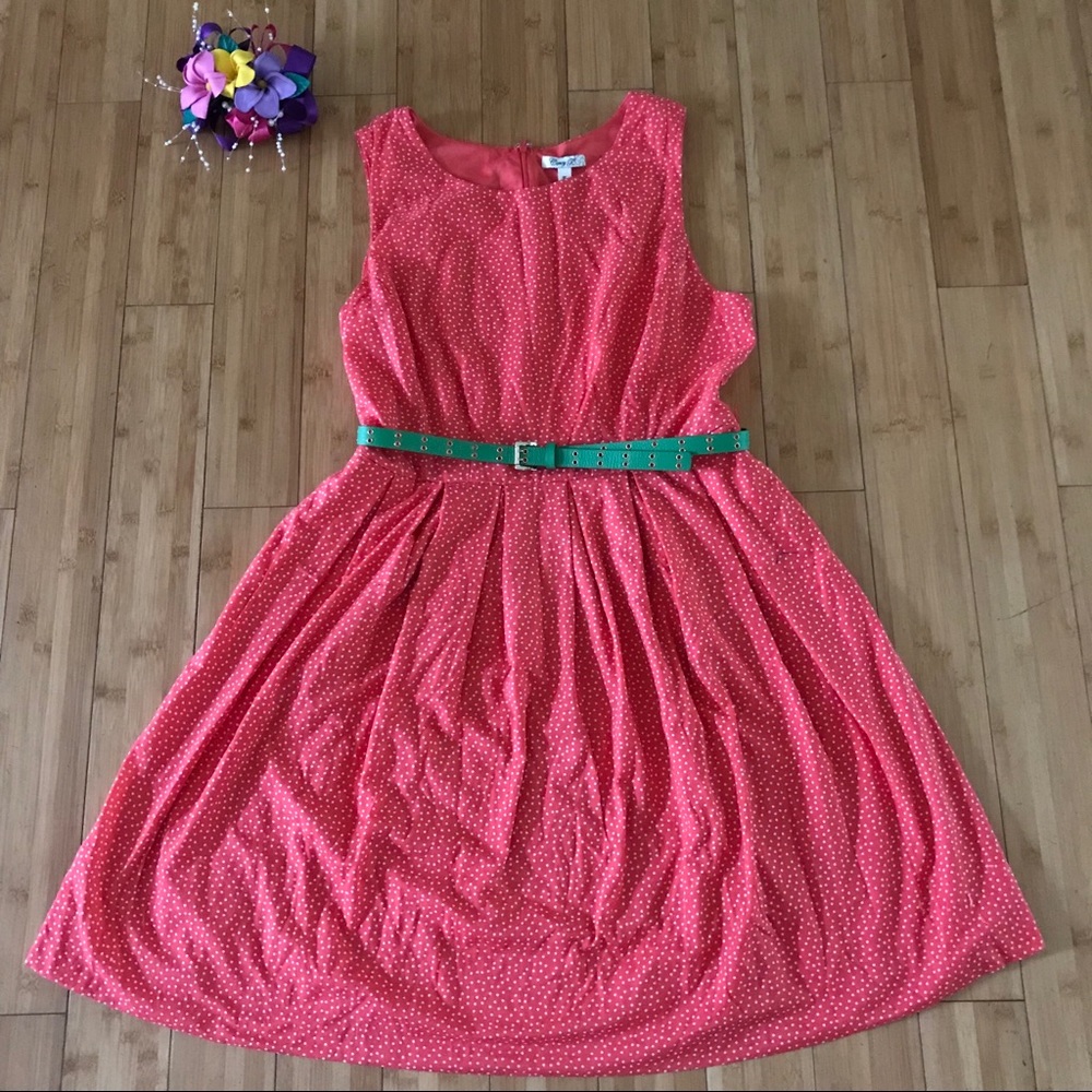 Corey P. Polka dot dress